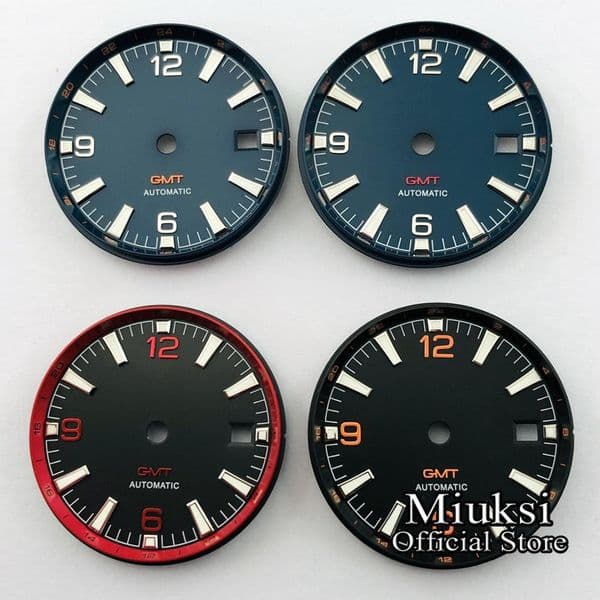 31mm luminous sterile watch dial fOR ETA 2836/2824,Miyota 8205/8215/821A/82series,Mingzhu DG 2813/3804 movement
