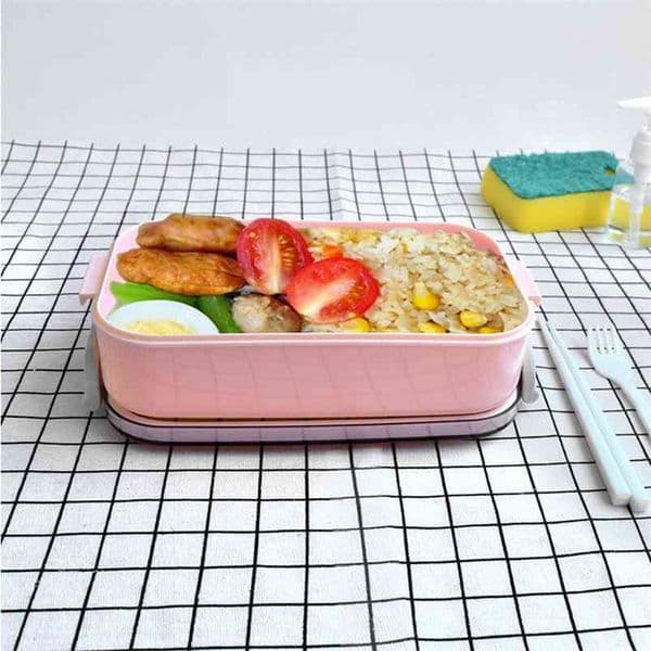 900ml-capacity Lunch Boxes Containers For Food Kids Picnic Portable Storage Container Office 210423