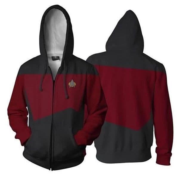 Star Voyager Trek Hoodies 3D Print Men Hoodie Hoody Man Hip Hop Casual Coat Sweatshirts with Zipper Z260303