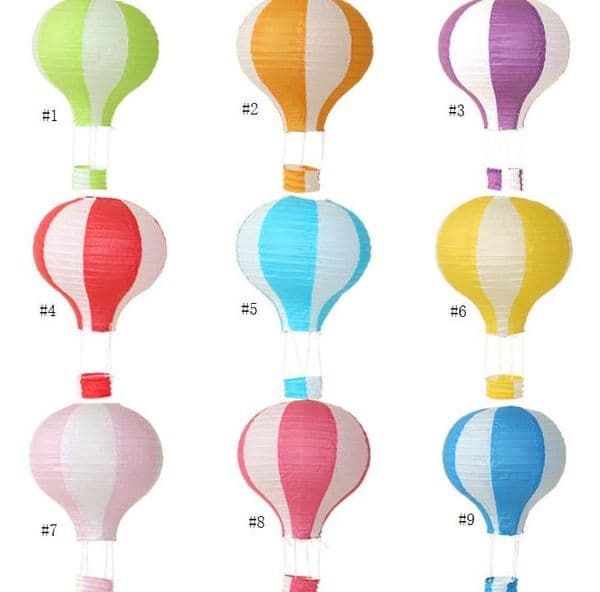Party Supplies 100pcs Rainbow Lantern Air Balloon Paper Lanterns Kids Birthday Wedding Decor Multi Colours 10/12/16inch SN2482