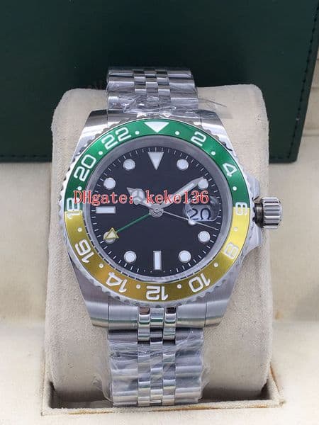 4 Style Topselling men Watch 40mm GMT Batman 126710 Ceramic Jubilee Bracelet Asia 2813 Movement Automatic Mechanical Mens Watches Wristwatches Include gift box
