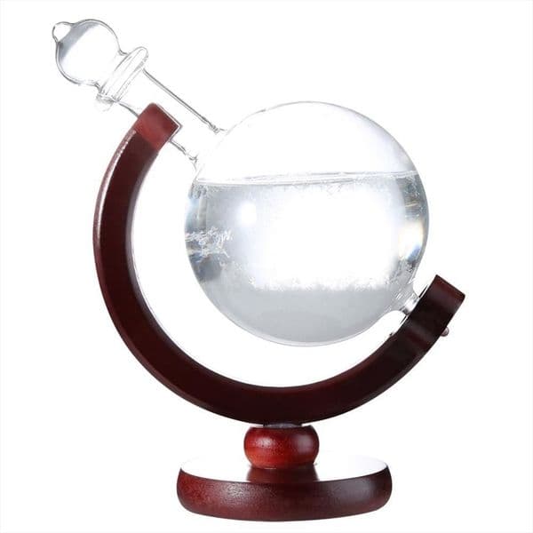 2026 Desktop Station Weather Predictor Transparent Ball Creative Globe-Shaped Storm Glass Bottle Home Decor Free Shipping Shipping