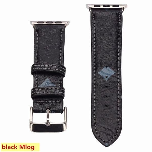 For 38mm 40mm 42mm 44mm Deluxe Fashion Designer Watch Straps iWatch Series 6 5 4 3 2 1 Wristbands High-grade Top Quality Embossed Leather Smart Bands Watchband