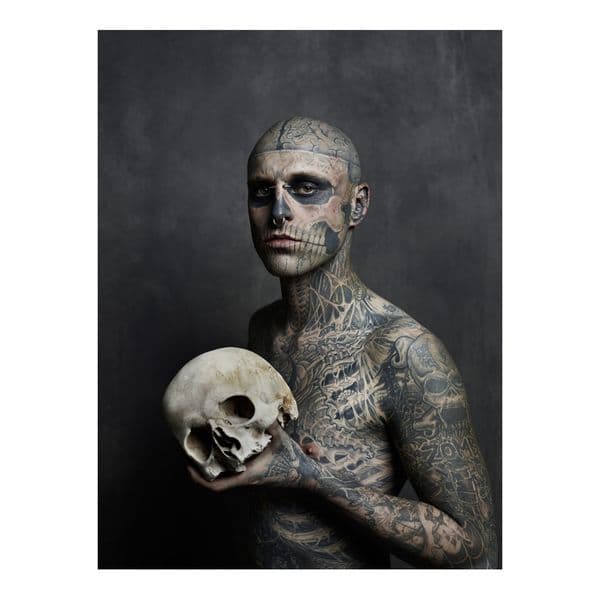 Zombie Boy Rico Rick Genest Poster Painting Home Decor Framed Or Unframed Photopaper Material