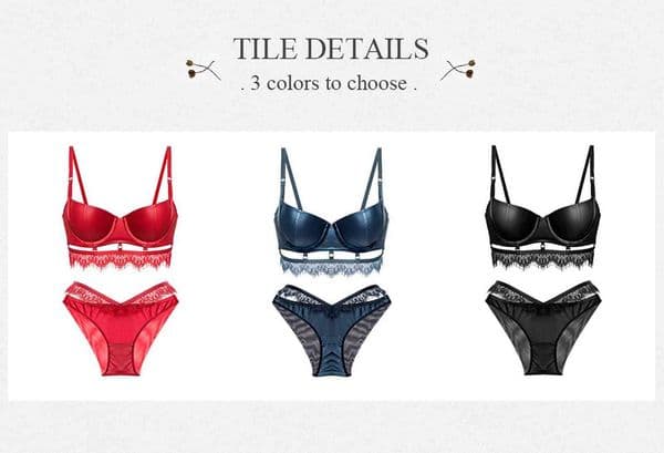 NXY sexy set Fashion Women's Sexy Bra Set Push Up Solid Pattern Leather Cup Seamless and Panties Underwire Lingerie Women 1129