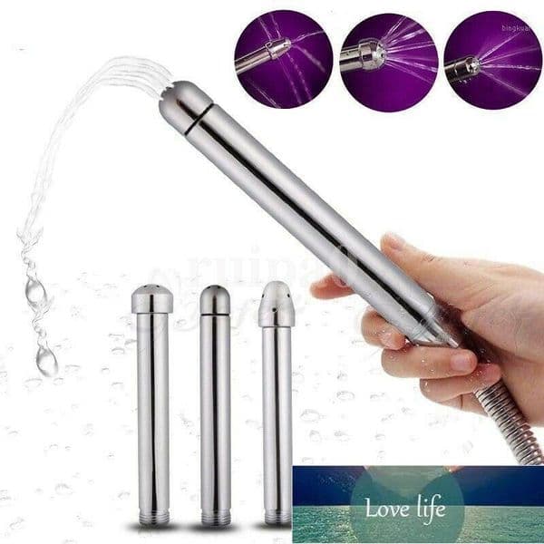 3 Types Head Stainless steel Bidet Faucets Rushed Anal Douche Shower Cleaning Enemator Enema Metal Anal Cleaner BuPlugs Tap1 Factory price expert design Quality