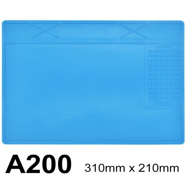Blue Silicon ESD Heat Insulation Working Mat Soldering Station Iron Phone Computer Repair Pad Heat-resistant BGA Insulator Platform