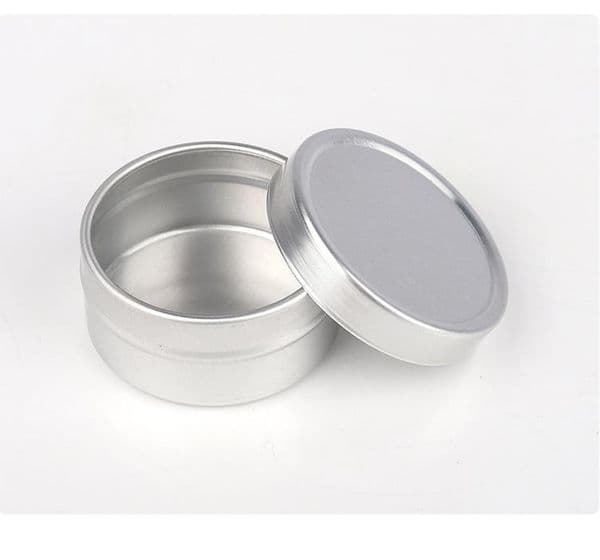 20g silver aluminum Jar Box 20ml Aluminum Jar lip gloss Container Tea Tin Cosmetics Packing bottle#367002