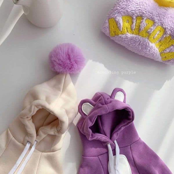 Bear Ears Cute Pet Dog Clothes Hoodie Plus Cashmere Warm For Dog Coat Jacket For Small Medium Dogs Puppy Yorkshire Outfit Pug 211007