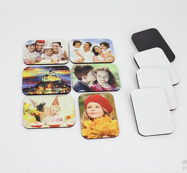 Soft Refrigerator Magnets DIY Sublimation Blanks Magnet HOME Decorate Arts Magnetic Tape Circular Rectangle Heartshaped Sn2783 B2