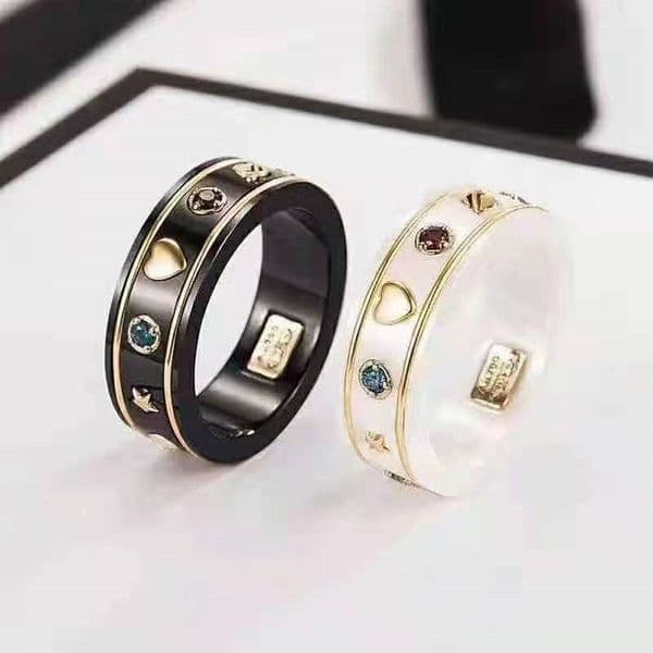 Designers Ring For Men Women Ceramics Rings Fashion Unisex Jewelry Gifts High Quality Six Color Size 6-11