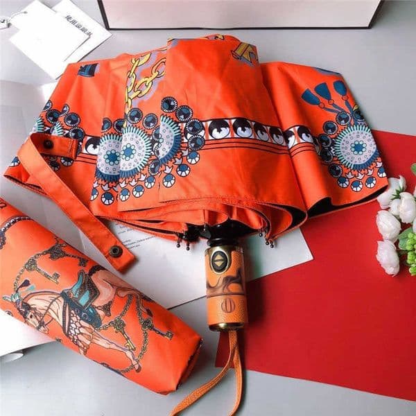 Designer Umbrella Designer Umbrella High Quality Automatic Rain Luxury Women Men Folding UV Sun Transparent luxury Sunshade Umbrellas Sun