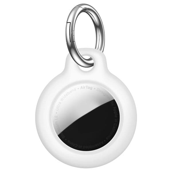 Keychain Anti-lost Silicone Case Cover Anti-Scratch Tracking Locator Protector Replacement For IOS AirTag Hooks & Rails DHL
