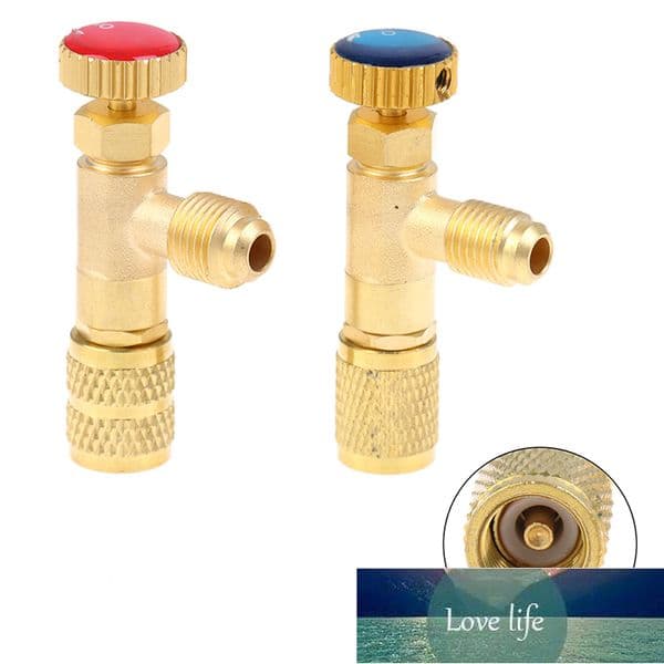 1pc R410A R22 Air Conditioning Refrigerant Liquid Safety Valve 1/4 "Safety Adapter Air Conditioning Repair And Fluoride Factory price expert design Quality