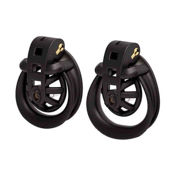 NXYCockrings Mamba Male Chastity Device Super Small Cock Cage Penis Ring Lock Belt with Urethral Catheter Bondage Kit Sex Toys for Men CC400 1124