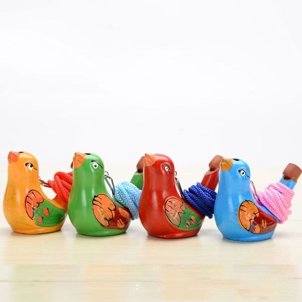 Creative Water Bird Whistle Ceramic Clay Birds Cartoon Children Gifts Animal Whistles Retro Ceramics Craft Home Decoration Bh5311 TYJ B2