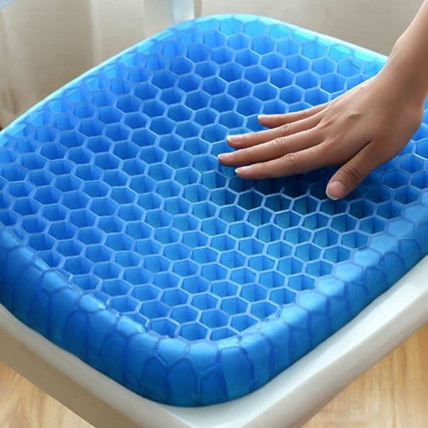 Breathable Ice Cooling Pad Cushion Free Black Non-slip Comfortable Massage Seat Office Chair Health Care Pain Release