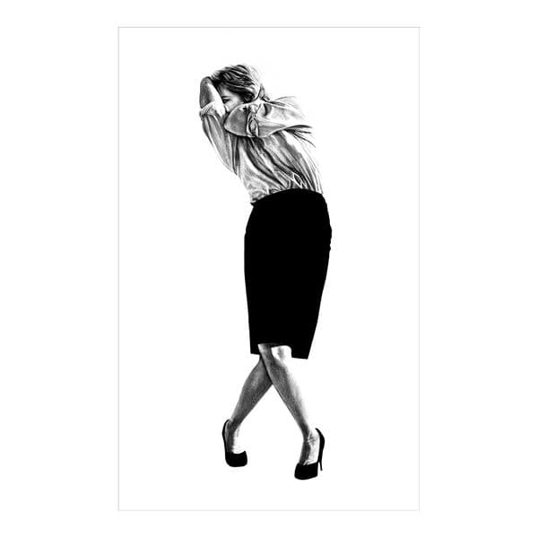 Robert Longo Men In The Cities Cindy Painting Poster Print Home Decor Framed Or Unframed Photopaper Material