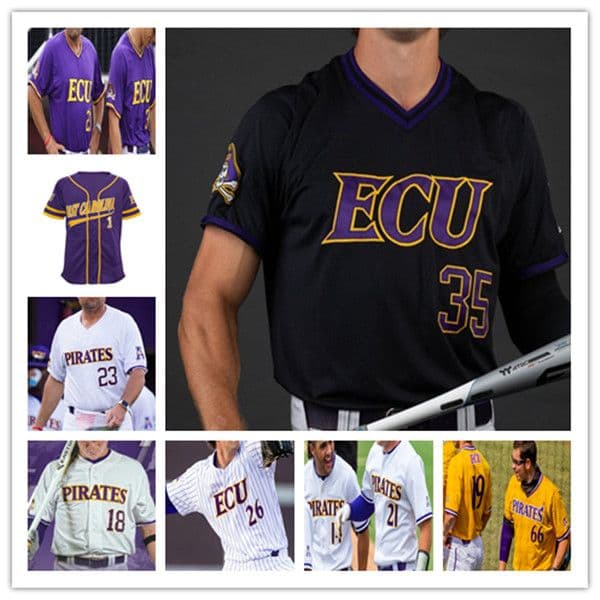 Custom College East Carolina ECU Baseball Jerseys Connor Norby Thomas Francisco Josh Moylan Alec Makarewicz Zach Agnos Bryson Worrell Seth Caddell Ryder Giles