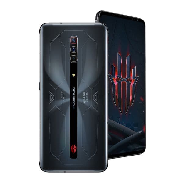 Original Nubia Red Magic 6S Pro 5G Mobile Phone Game 8GB RAM 128GB ROM Snapdragon 888 Plus Octa Core 64MP 4500mAh Android 6.8" Full Screen Fingerprint ID Smart Cellphone