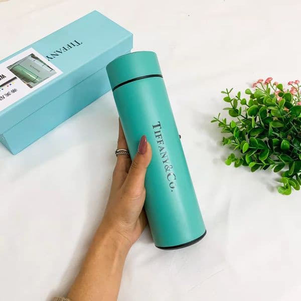 450ml Portable Fashion Luxury stainless steel Thermos Cup Water Bottle Classic Design LED Temperature Show