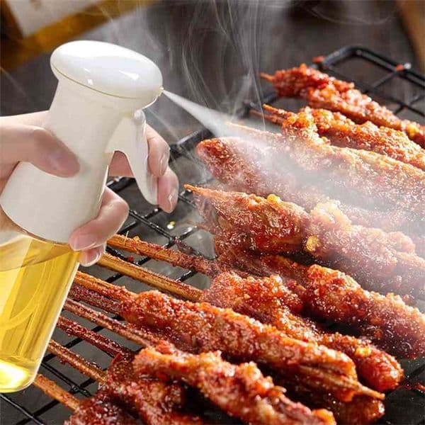 Edible Oil Spray Bottle Olive Leak-proof Pot Air Pressure Barbecue 210423
