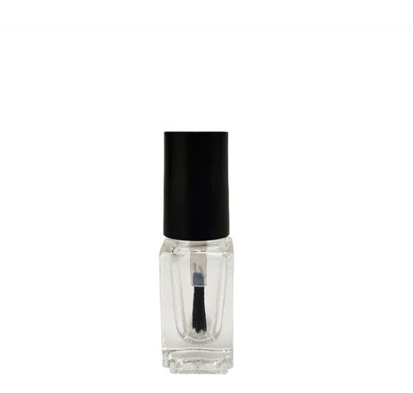 Wholesale 5ml 1000pcs/lot empty nail polish bottle for Cosmetics Packaging Nail Bottles Empty Glass Bottle with brush