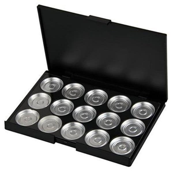 wholesale 2021 15 PCS 26mm Empty No Magnetic Eyeshadow Palette With Aluminum Pans Makeup Tools Cosmetics DIY Box paleta de sombras