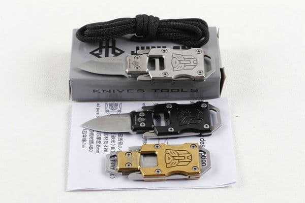 New exquisite JL10 mini keychain knife knife Outdoor portable cutting tools melee self defense EDC knives Free shipping