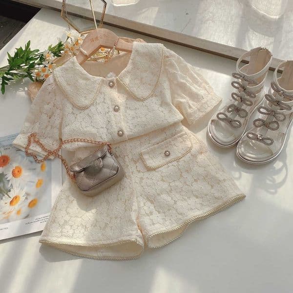 Toddler Boy Clothes Girl Summer Clothes Set Kids Boutique Clothing Wholesale Children Fashion Clothing Set Vintage Sets 210715