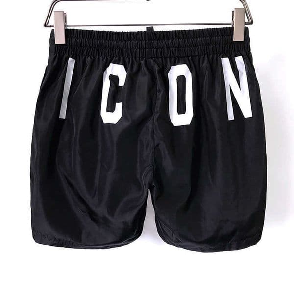 ICON Mens women Beach Drawstring Shorts Short Relaxed Homme Fashion designer clothes Printed letters Summer black white red Breathable