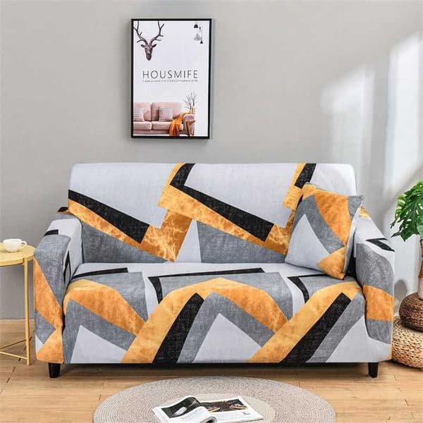 Geometric Sofa Slipcovers Elastic Covers for Living Room funda sofa Chair Couch Cover Towel Home Decor 1/2/3/4-seater 211102