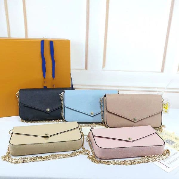 Luxurys Designers shoulder Bags Handbag Purses Woman Fashion Clutch Purse By The Pool Chain Bag wallte