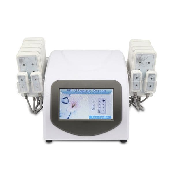 Portable Home Lipolaser Professional Slimming Machine 10 largepads 4 smallpad Lipo Laser Beauty Equipment Device for losing weight