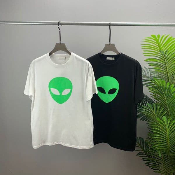 2022ss Spring/Summer Trend Fashion Short Sleeve T-Shirt High Quality Jacquard Women's Men's Clothing Size: m~xxxl Color: Black and White g65463
