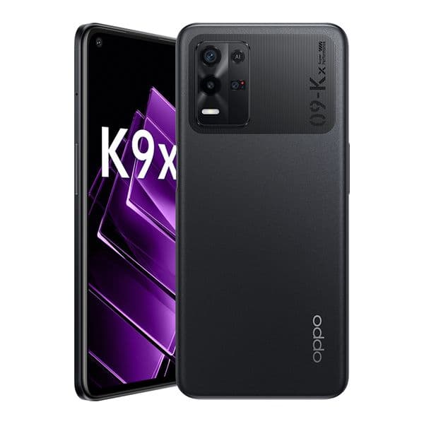 Original Oppo K9x 5G Mobile Phone 6GB RAM 128GB ROM Octa Core MTK Dimensity 810 Android 6.49 inch 90Hz LCD Full Screen 64.0MP OTG 5000mAh Fingerprint ID Smart Cellphone
