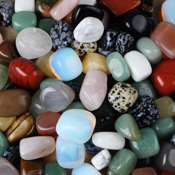 200G Bulk Assorted Mixed Tumbled Stone Lapis Crystal Aventurine Obsidian Gemstone Rock Minerals For Reiki Chakra Healing Beads Q08