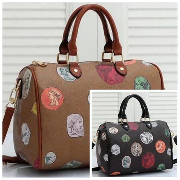 Handbags Purses Genuine Leather Purse Tote Fashion Shoulder Serial Number Date Code Dust Bags Shopping Bag Fresh 122