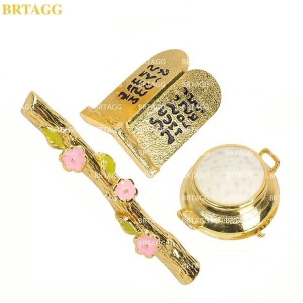 BRTAGG Accessories / Contents for Ark Of The Covenant - Aaron's Rod Manna Ten Commandments Stone 211108