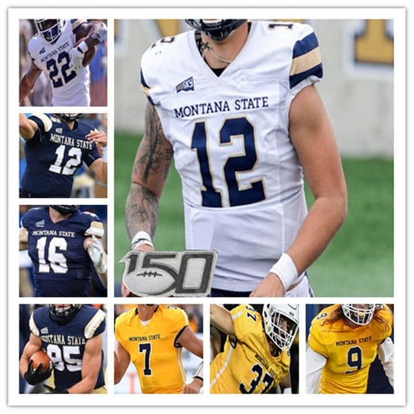 Montana State College Football Matthew McKay Jersey Isaiah Ifanse Lance McCutcheon Tommy Mellott Elijah Elliott Willie Patterson Sumner Treyton Pickering Snell