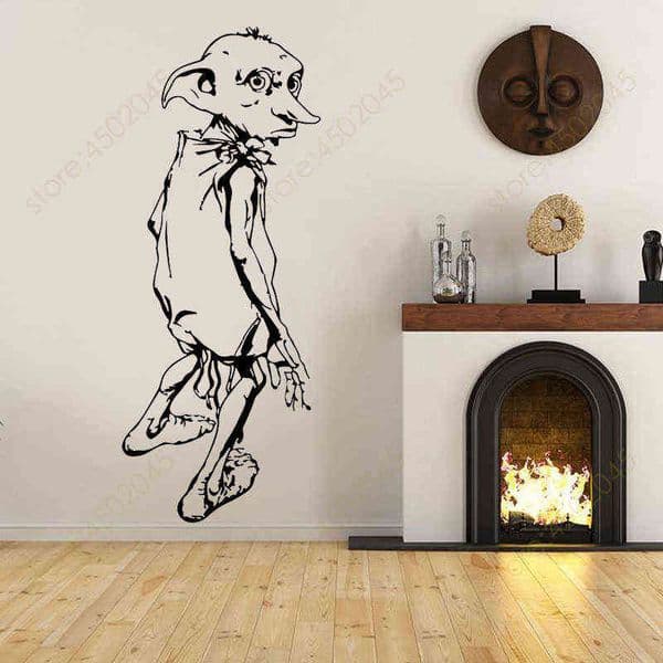 Cartoon Pattern Dobby Wall Sticker Vinyl Home Decor for Kids Boys Room Bedroom Nursery Decals Playroom Decoration Wallpaper 3D04 211112