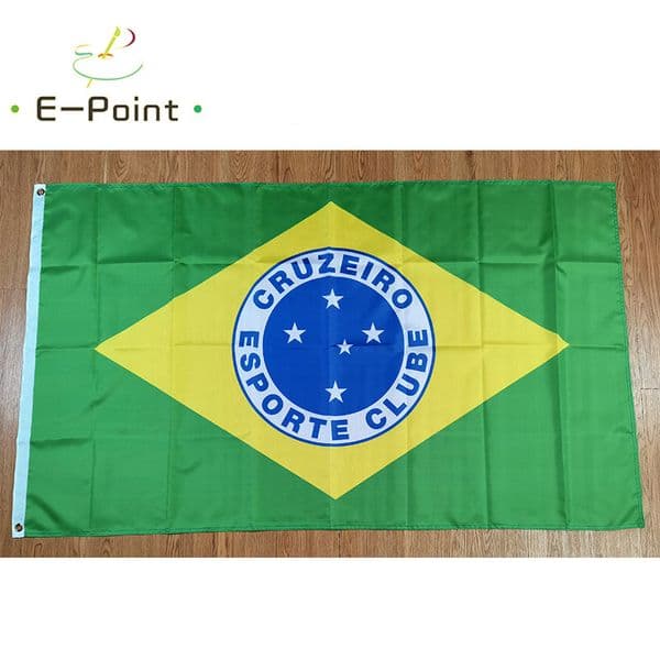 Brazil Cruzeiro Esporte Clube Flag 3*5ft (90cm*150cm) Polyester flags Banner decoration flying home & garden flagg Festive gifts