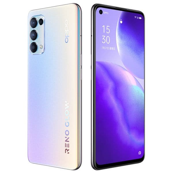 Original Oppo Reno5 K 5G Mobile Phone 8GB RAM 128GB ROM Snapdragon 750G Octa Core 64.0MP AI 4300mAh Android 6.43" OLED Full Screen Fingerprint ID Face Smart Cell Phone