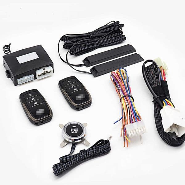 12V Car Universal Multifunction Alarm Remote Control Car Keyless Entry Engine Start Alarm System Auto Push Button Starter Stop