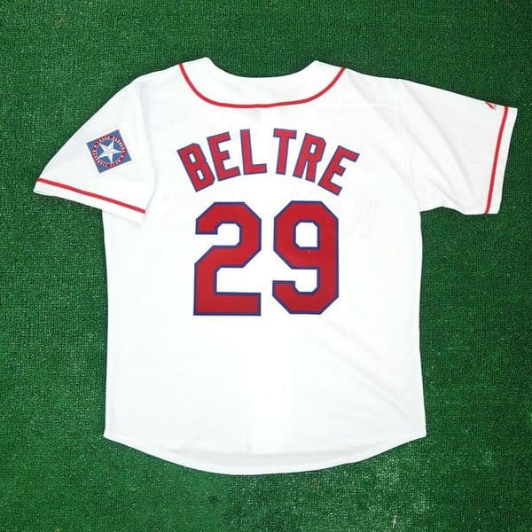 Men Women Youth Embroidery Adrian Beltre Home White Jersey w/ Team Patch All Sizes