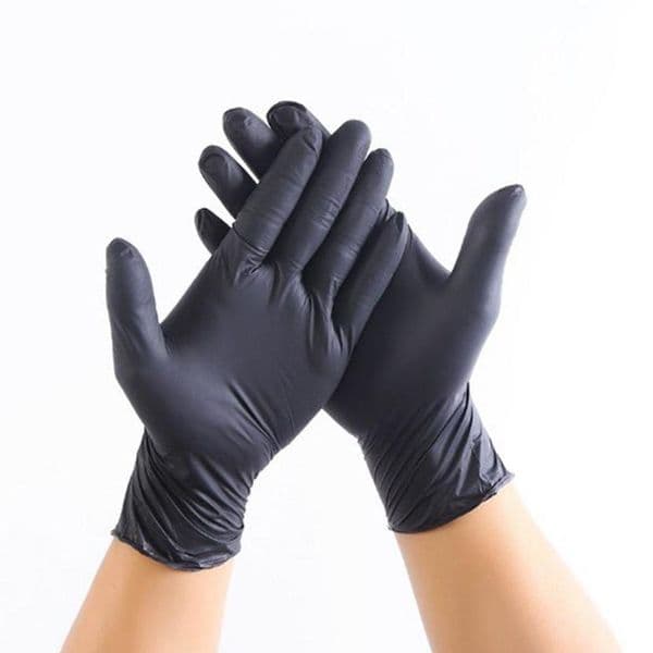 100pcs/pack Disposable Nitrile Latex Gloves Specifications Optional Anti-skid Anti- Gloves B Grade Rubber Glove Cleaning Gloves