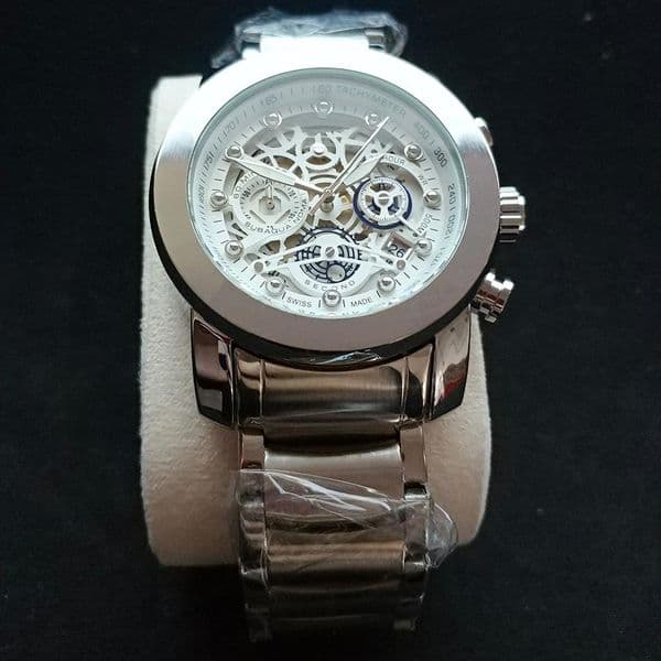 New Style Top Quality Mens Watches Small Dial Work All Functional Chronograph High Quality Waterproof Quartz Movement Watch