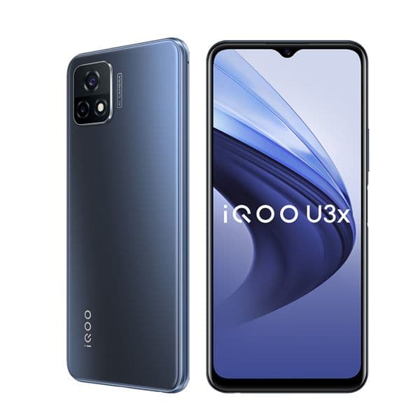 Original Vivo iQOO U3X 5G Mobile Phone 6GB RAM 64GB ROM Snapdragon 480 Octa Core Android 6.58" Full Screen 13.0MP HDR OTG 5000mAh Fingerprint ID Face Wake Smart Cell Phone