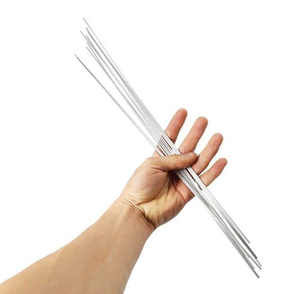 wholesale 10-50PCS Low Temperature Aluminum Welding Wire Flux Cored 2mm*500mm Al-Mg Soldering Rod No Need Solder Powder