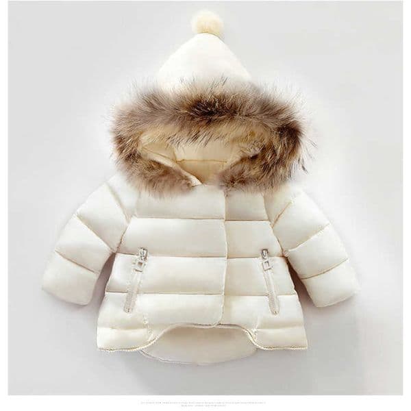 kids winter coats boys girls luxury designer thicken cotton-padded down coat infant baby girl jacket hooded jackets outwear